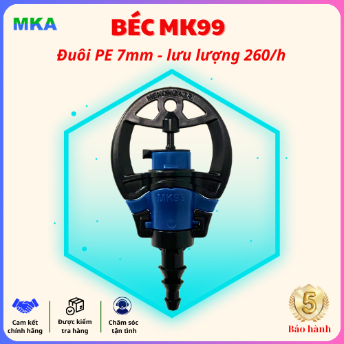 Béc tưới tự động MK99 lưu lượng 260l/h – Những điều cần lưu ý khi sử dụng